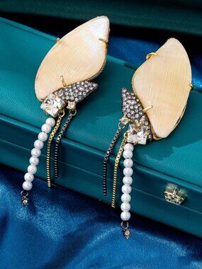 Alexis Bittar Tassel Butterfly Collection Clip-On Earrings